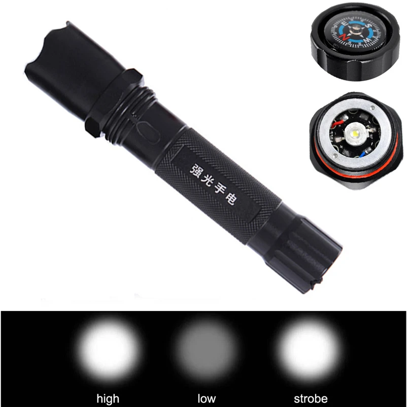 Portable Mini Light LED Flashlight Torch Pocket Bicycle Light Lantern 18650 Battery Powerful Led Freeshipping #FS#4MY02 (6)
