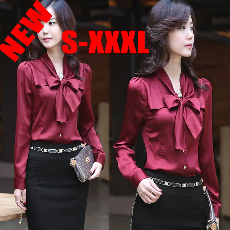 women's tops 2014 new Autumn professional women chiffon