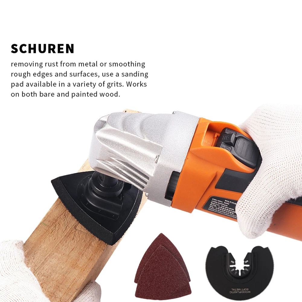 

Multifunctional Variable Speed DIY Electric Oscillating Tool Kit Saw Accessories Power Tool Trimmer