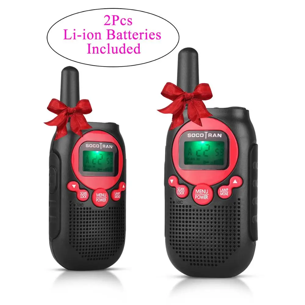 8 Channels PMR Two-Way Radio Walkie Talkies 2 Pack Rechargeable Walkie Talkies Radio 99 Privacy Codes Long Range Walkie Talkies for Adults Outdoor Activities//Camping//Team Communication