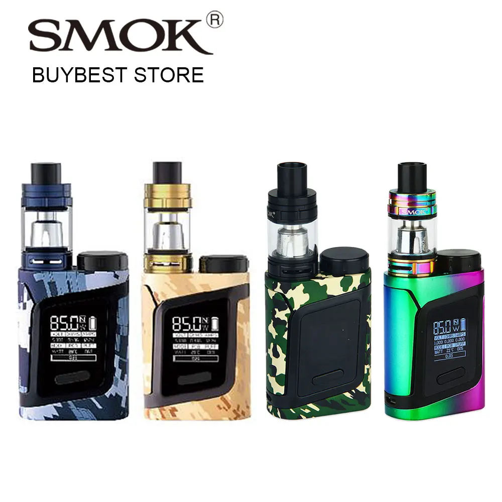 New Colors Original SMOK Alien AL85 font b Vape b font Kit with 3ml 2ml TFV8