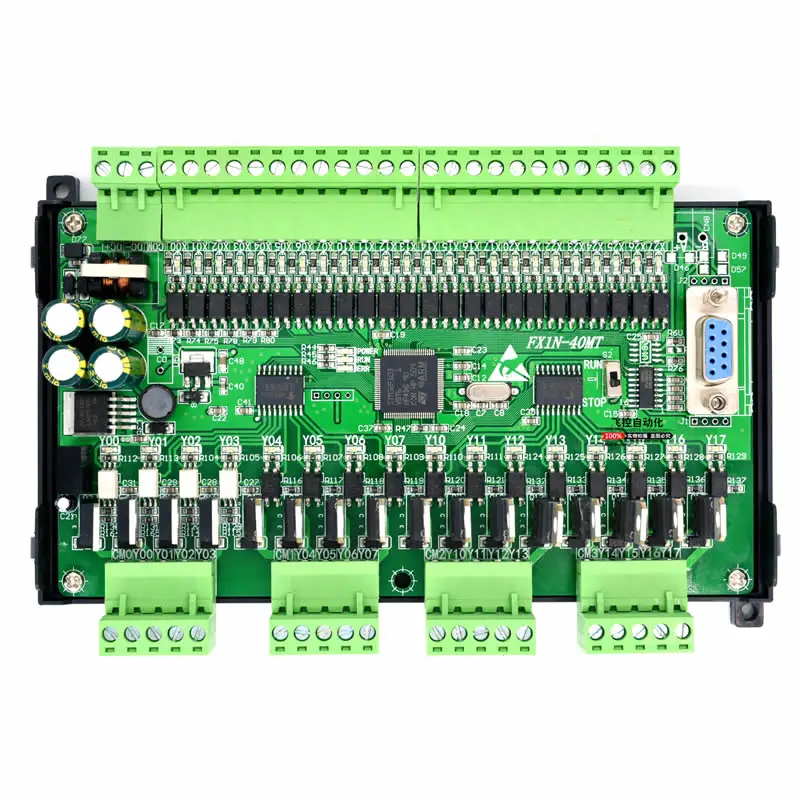 

PLC industrial control board FX1N 40MT with 485 MODBUS RTU Communication 24 input 16 output