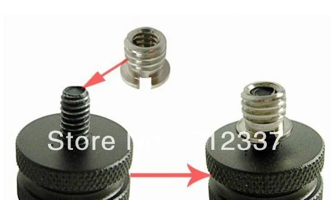 10 шт. винтовой адаптер для штатива от 1/4 до 3/8 дюйма|screw adapter|adapter screwtripod screw adapter |