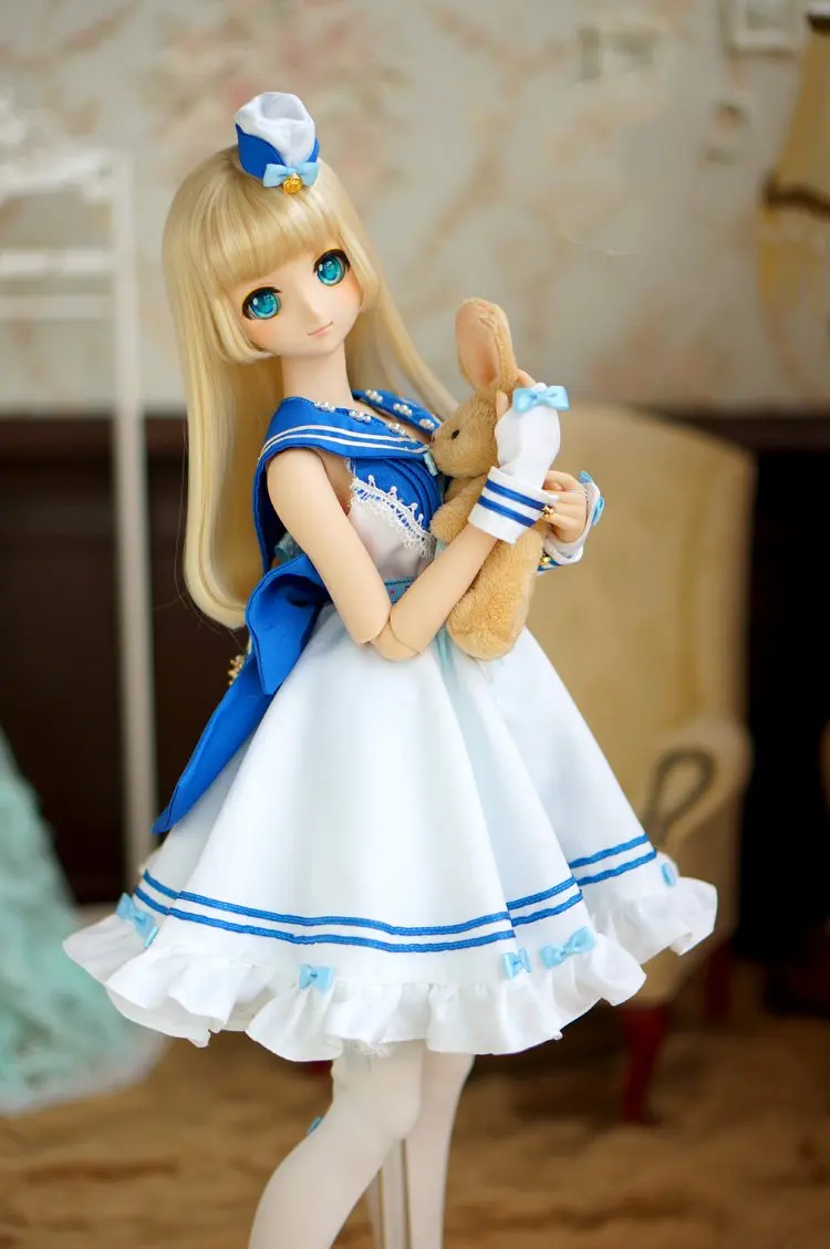 Estartek MW001 1/3 1/4 индивидуальные темно Униформа костюм для BJD SD DD Куклы Фигурки DIY