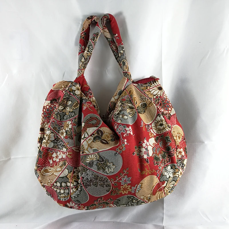Обновленные сумки, женская сумка через плечо, винтажные сумки с бахромой, хлопковые холщовые женские сумки