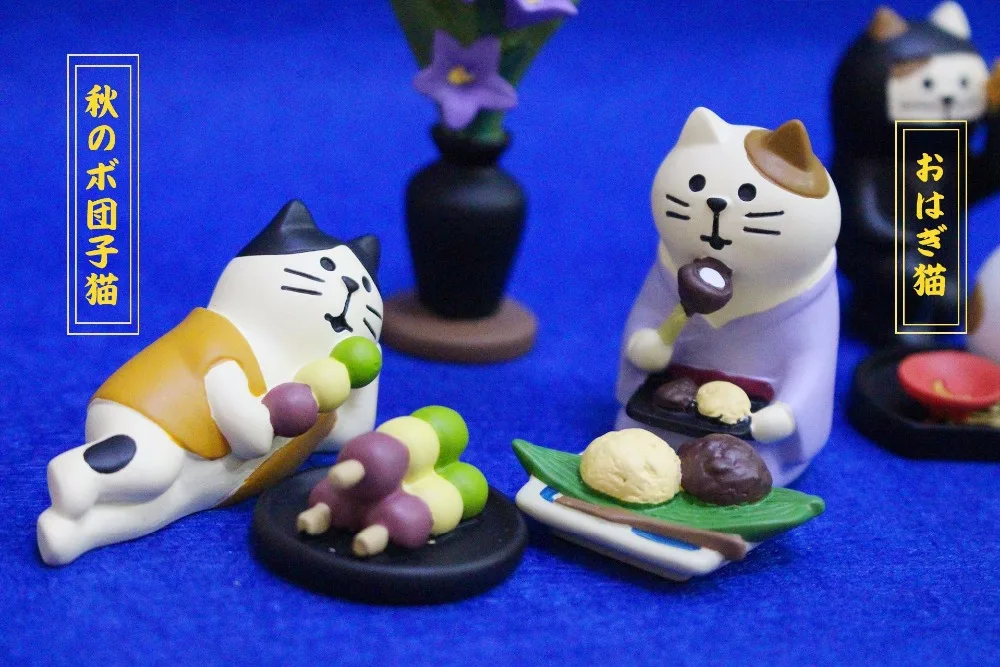 Япония kawaii Мультфильм Манеки Неко талисман счастья самурайская собака ниндзя кимоно для кошек кролик Семья вечерние sakaru мебель игрушки Фигурки