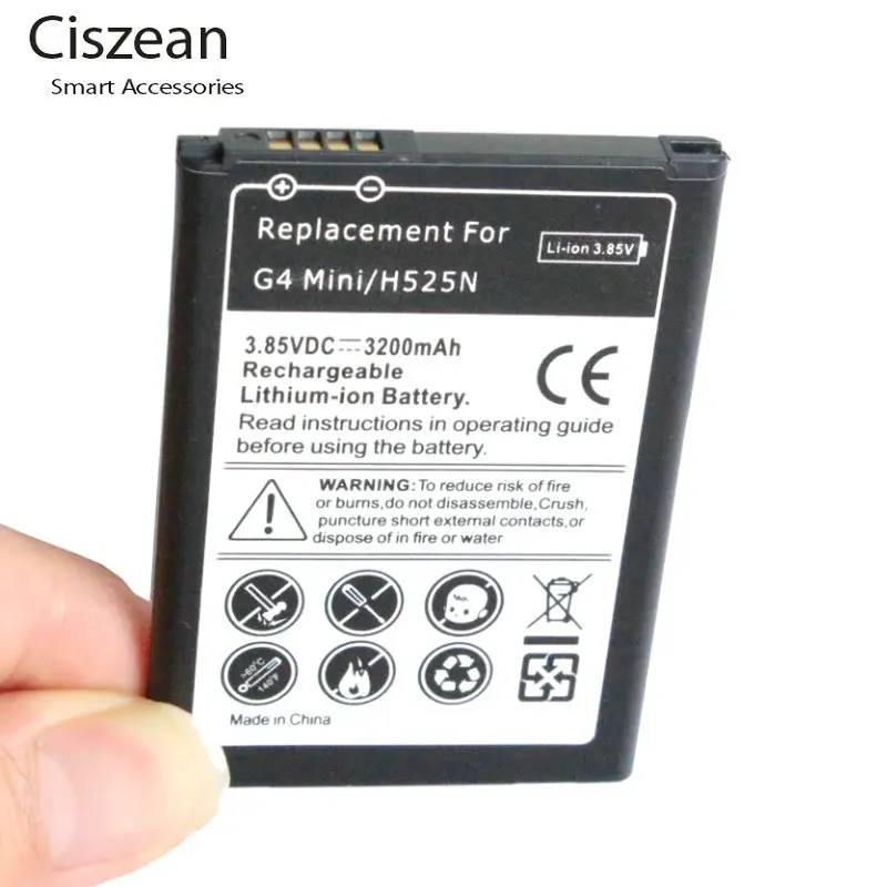 Сменный аккумулятор 3200 мАч для LG H525N G4 mini G4mini Beat G4Beat G4C G4S H735T + код отслеживания|battery