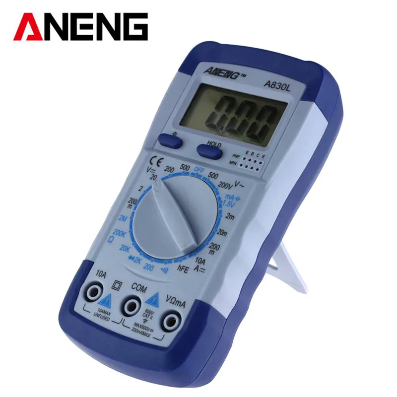 Цифровой мультиметр A830L ручной цифровой амперметр постоянного тока/Германии с ЖК