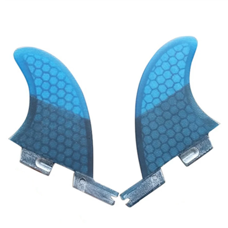 

FCSII GL Surfboard Blue/Black/Red/Green color Honeycomb Fins Twin fin set FCS 2 Fin Hot Sell FCS II Fin Quilhas