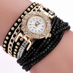 Модные женские часы женские кварцевые часы со стразами наручные часы браслет Наручные часы со стразами для девочки подарок