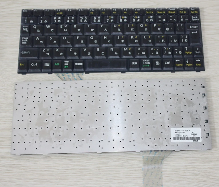 

News notebook laptop keyboard for NEC Versa AX SXi LC600J/3 VA50J VA60J VA70J VA80J Japanese/JA/JP layout