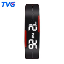 2017 Hot TVG Brand Soft Silicone Bracelet Strap Cartoon Watch LED Display Children Digital Cartoon Watch for kids Gift