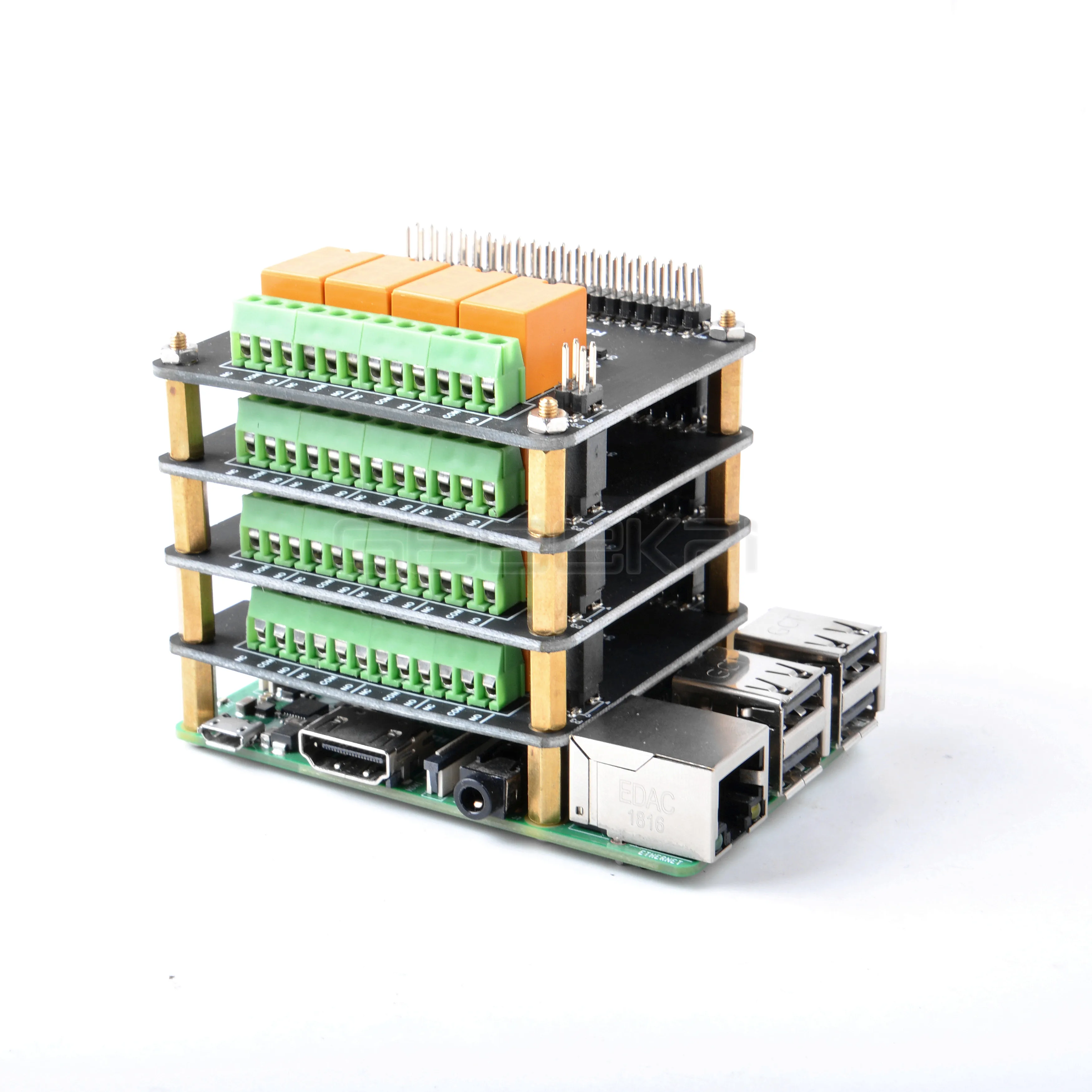 GeeekPi Original 4 Channel Relay Hat Board For Raspberry Pi 4B/ 3B+ (Plus) / 3B / 2B raspberry pi