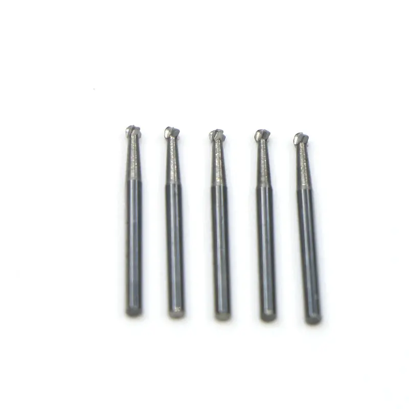Dental Fissure Burs FG 5-8# Round Tungsten Carbide Burs for High Speed Handpiece Endodontics Drills Endo Files