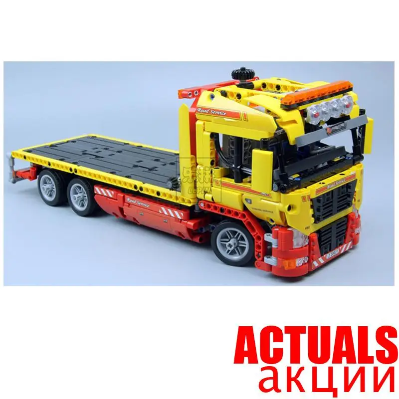 

LEPIN 20021 Flatbed Truck Technic Model Building Block Bricks Toys Enlighten For Boys oyuncak 1143PCS Compatible legoINGly 8109