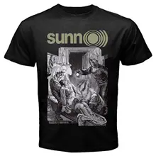 SUNN O) Футболка с металлическим ремешком, размер S-3XL, новая футболка BORIS ULVER, новинка, Повседневная футболка с коротким рукавом с металлическим рисунком, топ, футболка размера плюс