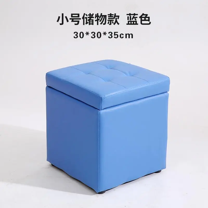 Кожаный складной органайзер для хранения скамейка ottoman подставка для ног табурет журнальный столик куб Кемпинг рыболовный стул быстрая и простая сборка - Цвет: Package11