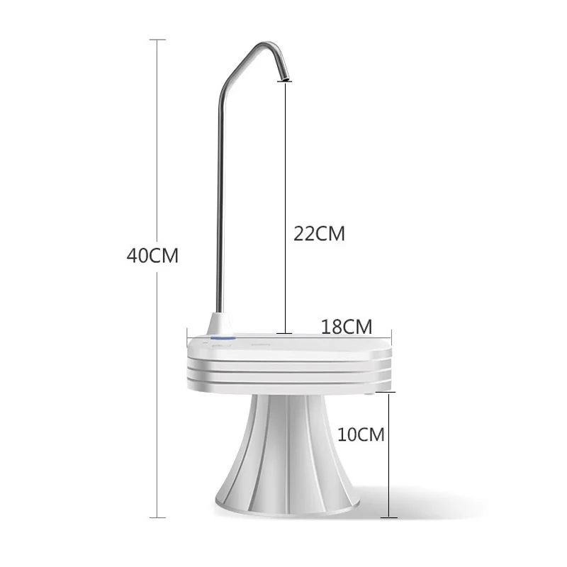 

Cold Water Dispenser Pump Mini Dual Pumps Gallon Drinking Bottle Switch USB Charge Dispensador De Agua Desktop Gadgets