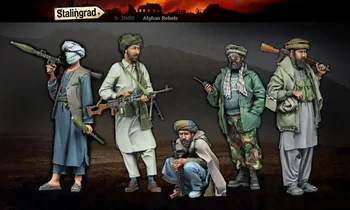 

Scale Models 1/35 Afghan Rebels Big Set 5 figures figure uncolor Resin Model