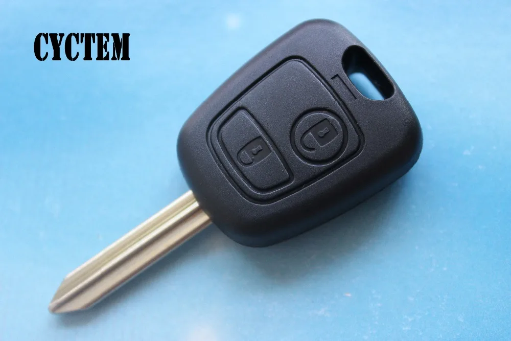 CYCTEM автомобильный чехол для ключей 2 кнопки флип пульт дистанционного ключа Корпус брелок чехол Замена подходит для peugeot X Тип
