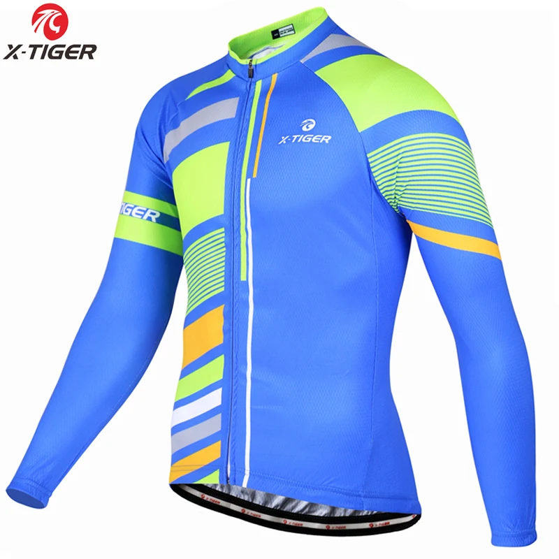 X-Tiger Winter Thermal Fleece Cycling Clothing Keep Warm Maillot Ropa Ciclismo Invierno Bicycle Wear MTB Bike Jerseys | Спорт и