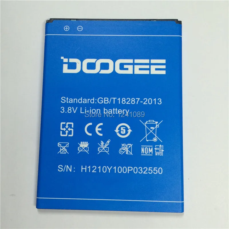 Аккумулятор на мобильный телефон DOOGEE Valencia2 Y100 plus аккумулятор 3000 мАч с большим