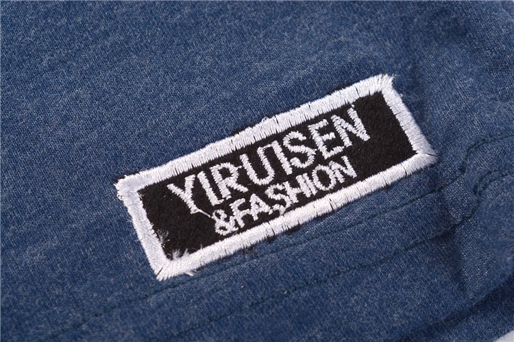 YiRuiSen футболка Для мужчин хлопок высокого качества брендовая футболка; мягкая и дышащая ткань