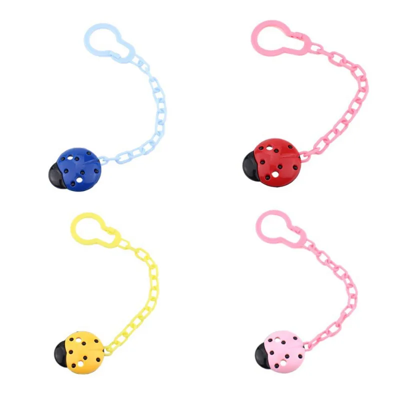 

Baby Pacifier Chain Animal Fixed Clip Safety Anti-chain 2018 New Children Chain Dummy Clip Holder For Nipples