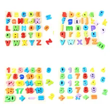 Новая деревянная игрушка-головоломка, красочный Английский алфавит/номер, детская головоломка, Обучающие Развивающие игрушки