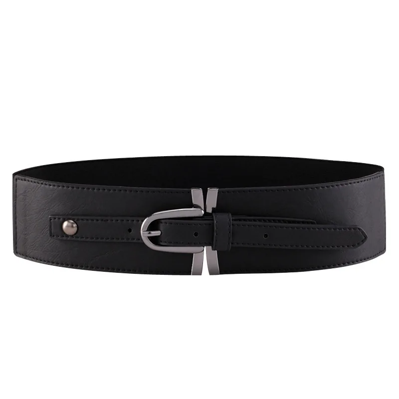 

Ms. Winter New European and American fashion brand wide elastic belt belts female elastic belt for women coat jacket Cummerbunds