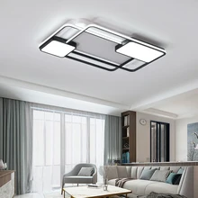 Люстра освещение современный светодиодный светильники для гостиной, спальни прямоугольная Потолочная люстра освещение AC90-265V современная люстра лампа