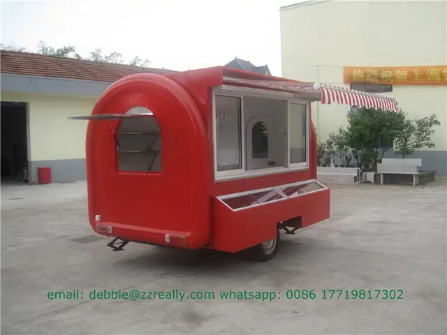 Can Be Customized Food Trailer Mobile Food Cart Food Truck Coffee Cart Hot Dog Cart For Sale