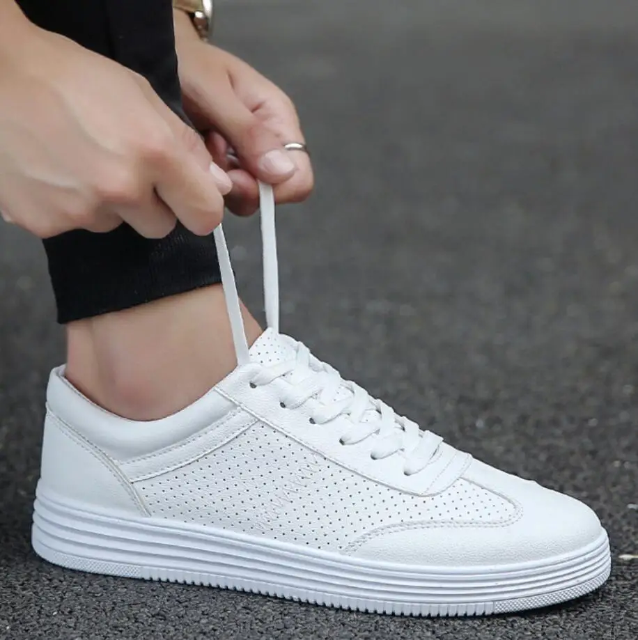 Новая уличная Вулканизированная обувь для мужчин спортивная обувь белые мужские кроссовки Zapatos corrientes de verano trampki meskie