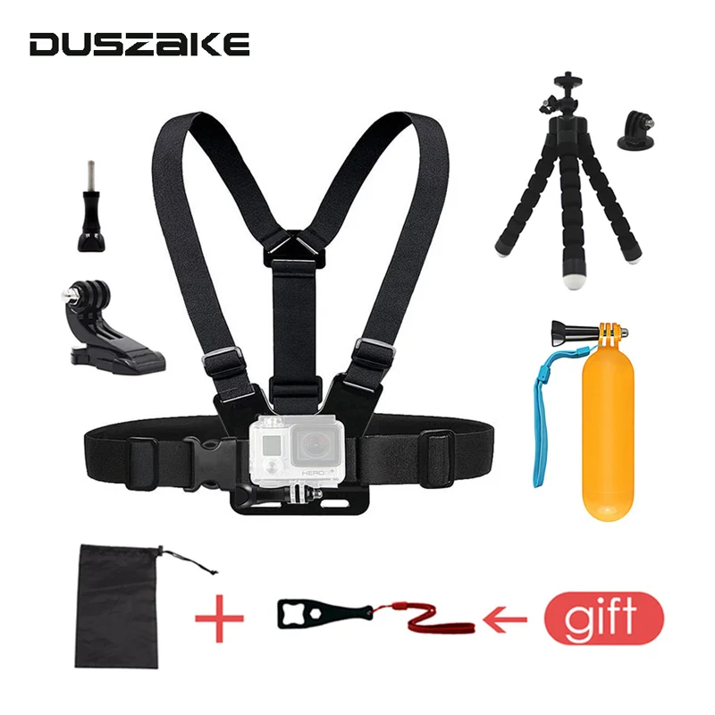 Kopen DUSZAKE G2 Set Voor Go pro Hero 6 Accessoires Voor GoPro Hero 5 Mount Voor Gopro Yi 4 k Eken accessoire Voor Go pro Hero 6 Yi 4 k Cam