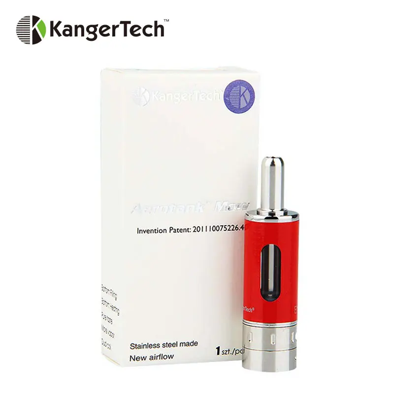 Kangertech аэротенк косить Clearomizer 1.8 мл воздуха Управление Pyrex Стекло kanger танк рассекаешь электронная сигарета