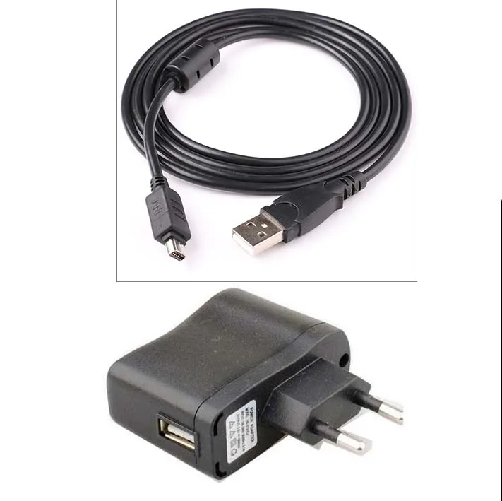 USB AC/DC адаптер батарея для камеры настенный Кабель зарядного устройства для Olympus Stylus TG-2 iHS Tough 6010_SZ-12 SZ12_Tough 8010