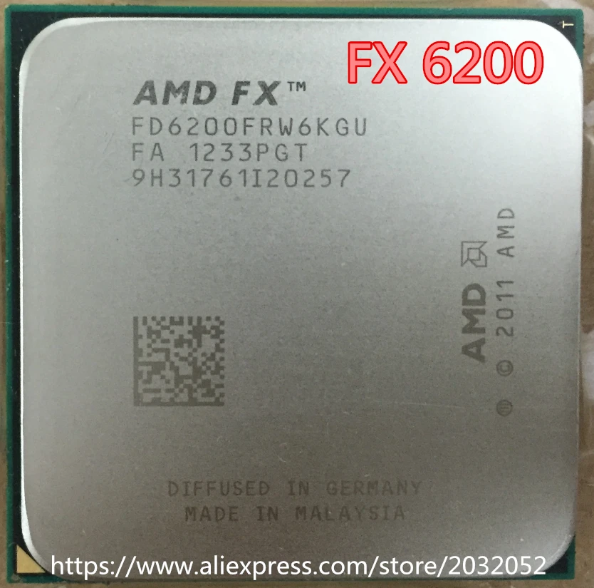 Процессор AMD FX 6200 AM3+ 3,8 ГГц/8 Мб/125 Вт шесть ядер процессоров для настольных ПК процессор Socket AM3+ fx 6200