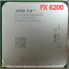 Процессор AMD FX 6200 AM3+ 3,8 ГГц/8 Мб/125 Вт шесть ядер процессоров для настольных ПК процессор Socket AM3+ fx 6200