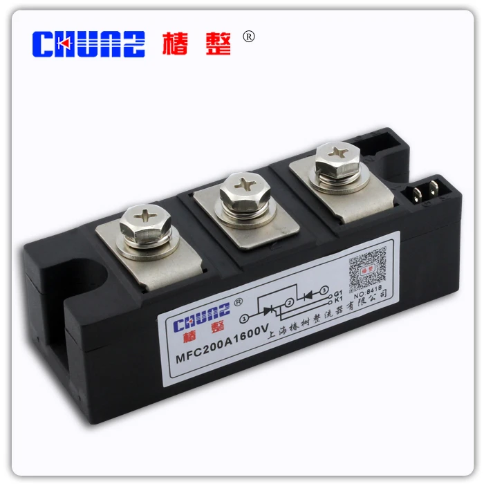 

[BELLA] MFC200A common thyristor, rectifier tube hybrid module - zhuangshuyuan CHUNZ --2pcs/lot