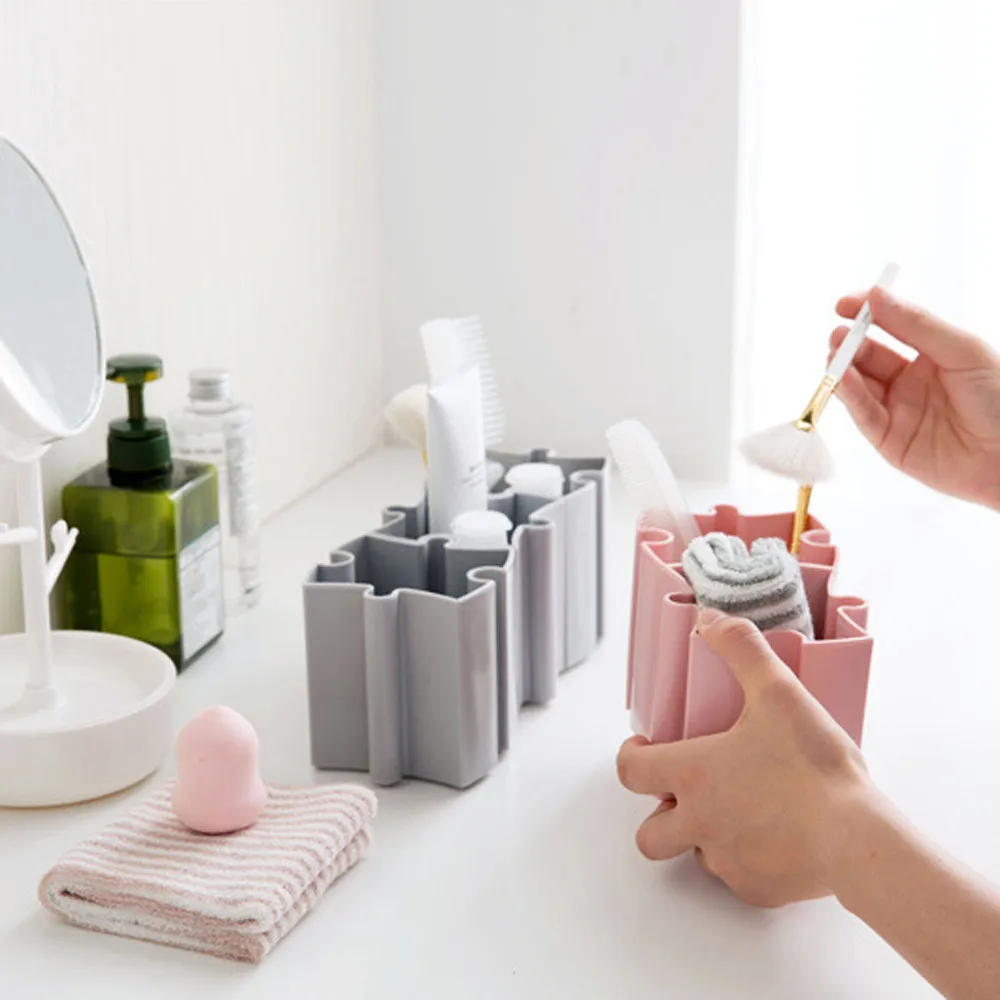 

Modern minimalist desktop cosmetics splicing storage box household debris storage box dressing table plastic finishing box