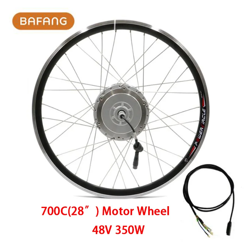 BAFANG 36V 48V Electric Wheel Motor 250W 350W 500W 8FUN Front Brushless Hub Motor For Electric Bicycle e bike Kit Free Shipping - Цвет: 700C 48V 350W