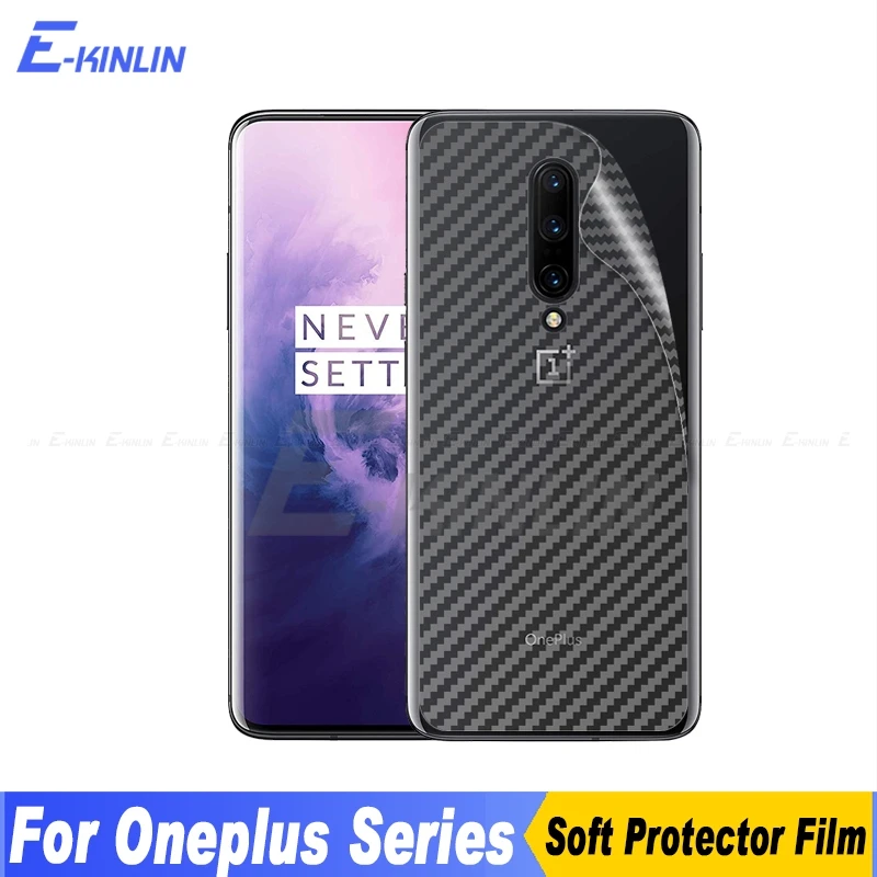 Защитная пленка на заднюю панель из углеродного волокна для One Plus OnePlus Nord 8 8T 7T 7 Pro 5G