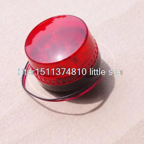 

(1) 12VDC RED LED Beacon Warning Signal Light Lamp Spiral Fixed