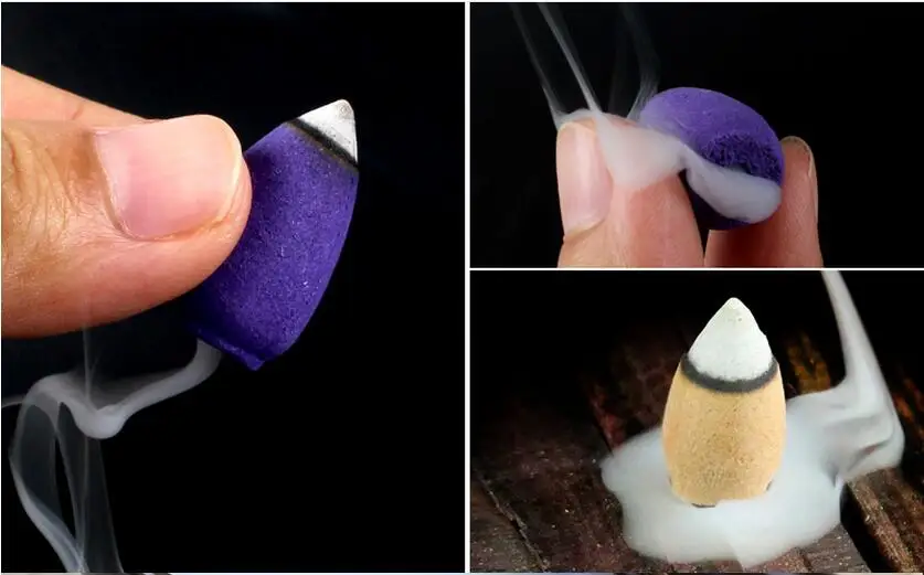 Смешанные натуральные благовония роза жасмин лаванда османтус Сакура дым конус