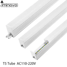 Светодиодный светильник T5 с интегрированной люминесцентной трубкой T8 300 мм 600 мм 1 фут 2 фута настенный светильник Лампада 6 Вт 10 Вт ампула теплый холодный белый 110 В 220 В
