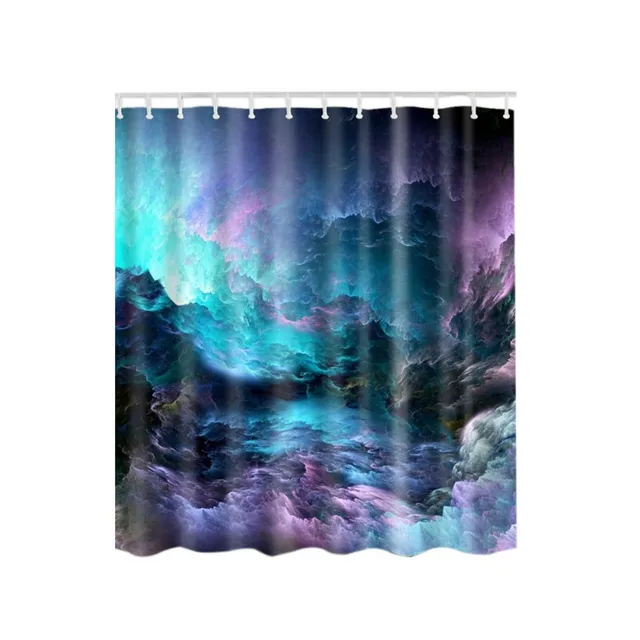 Sky Shower Curtain Surf Waves Decor By Star Hat Picture For Print Sky Shower Curtain Surf Waves Decor By Star Hat Picture For Print Polyester Fabric Bathroom Set