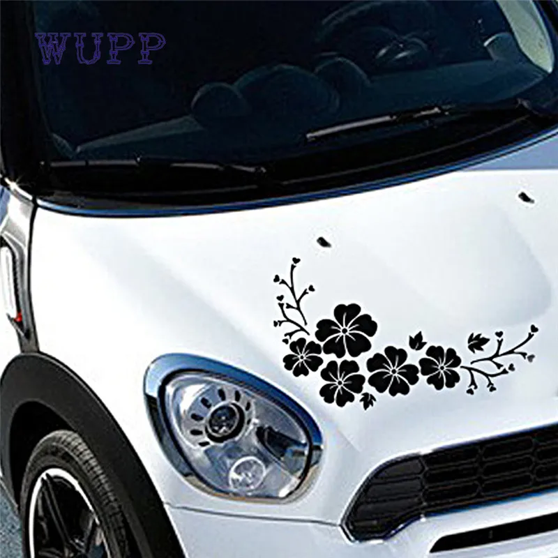 Adhesivo de flores Adesivo Pegatina para coches, paredes, ordenadores portátiles y otras cosas nuevo estilo de moda 17july10