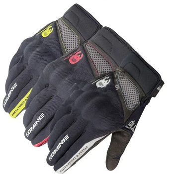 

For GK163 Textile and Leather Breathable Motorbike Gloves Dry 3D CARbon Fiber Riding Gloves