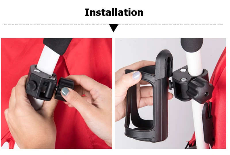 Baby Stroller Cup Holder Universal Pram Cart Rack Infant Milk Feeding Bottle Carriage Outdoor Toddler Stroller Accessory BB3120 (1)