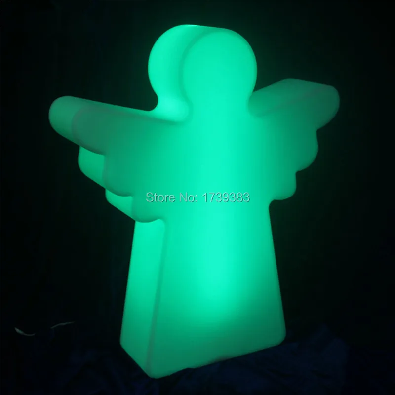 

Waterproof 16 Colors Changing Plastic LED Christmas Angel Floor Lamp Rechargeable Remote Control Outdoor Decorative Mood Lamp